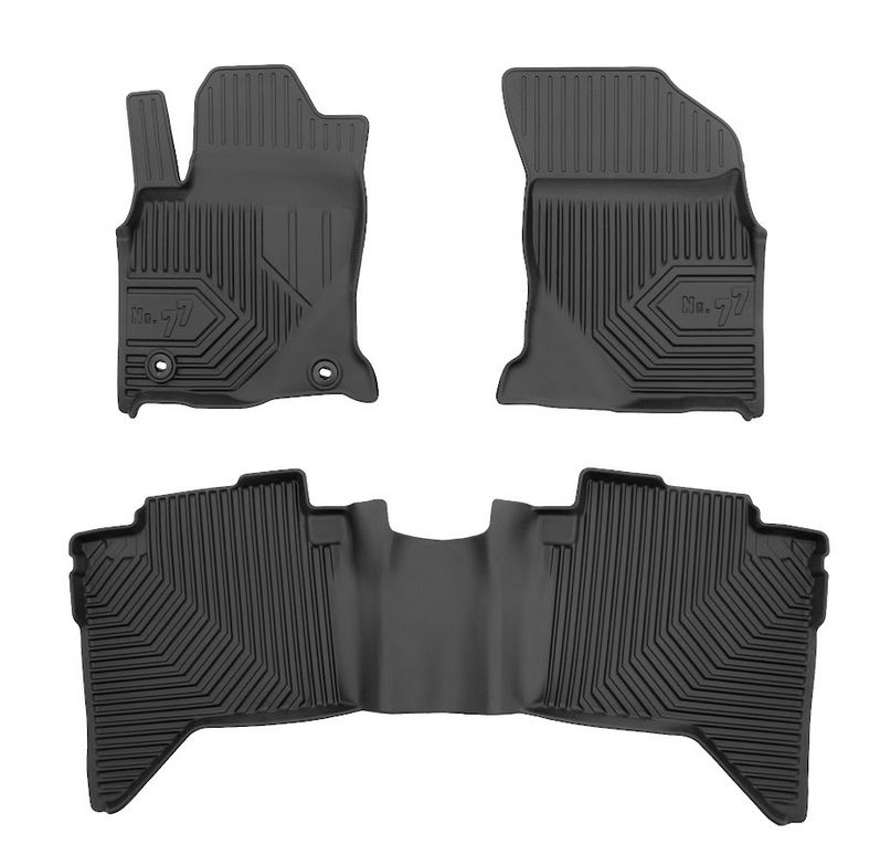 Djupa gummimattor Toyota Hilux Vlll, 2015-