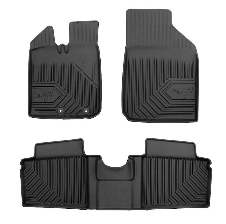 Djupa gummimattor Dacia Spring, 2021-