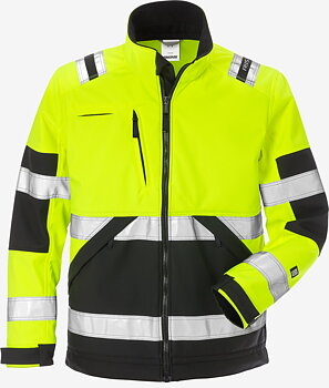 Varsel softshell-jacka klass 2