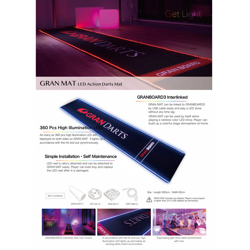 Granboard LED Dart Mat - 2