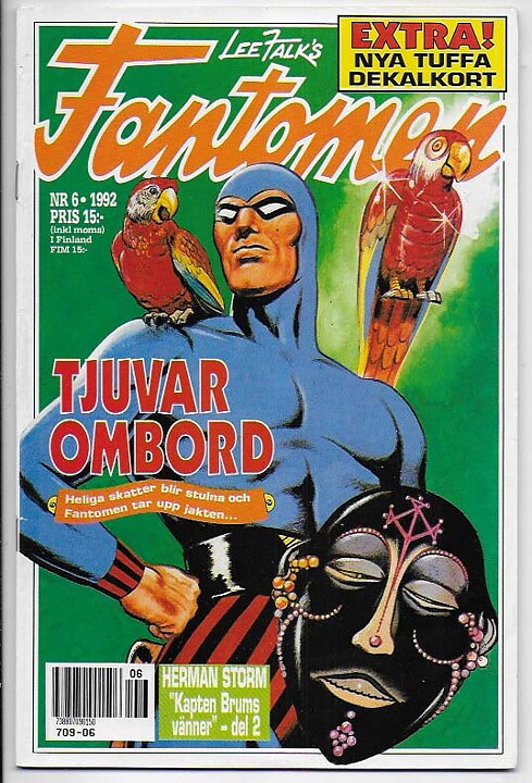 Fantomen 1992 Nr 6 FN/VF Pren-ex