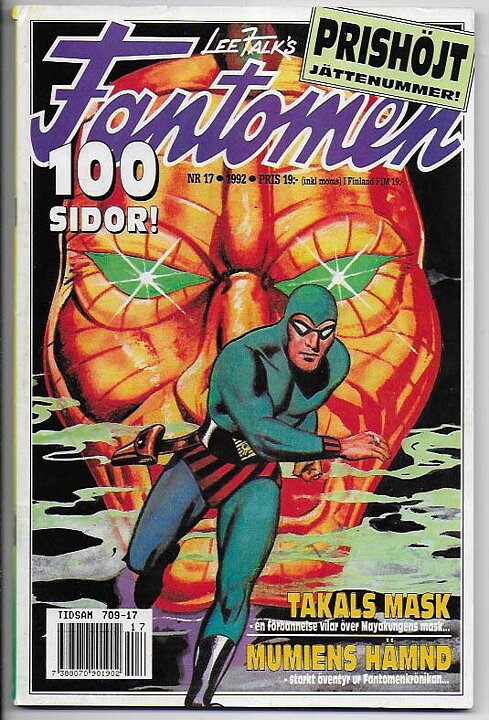 Fantomen 1992 Nr 17 FN/VF Pren-ex