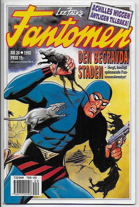 Fantomen 1992 Nr 20 VF Pren-ex