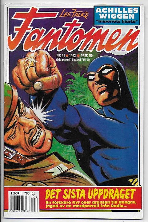 Fantomen 1992 Nr 21 VF Pren-ex