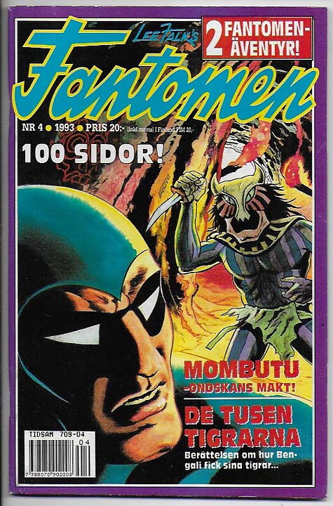 Fantomen 1993 Nr 4 VF Pren-ex