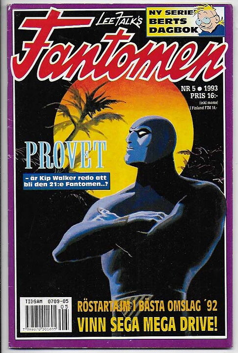 Fantomen 1993 Nr 5 VG+ Pren-ex