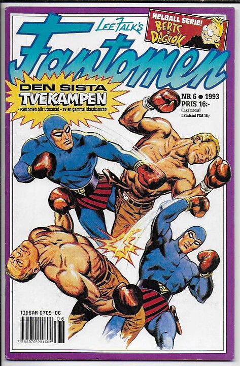 Fantomen 1993 Nr 6 VF- Pren-ex