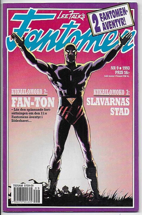 Fantomen 1993 Nr 9 VF+ Pren-ex