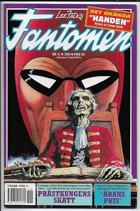 Fantomen 1993 Nr 11 VF Pren-ex