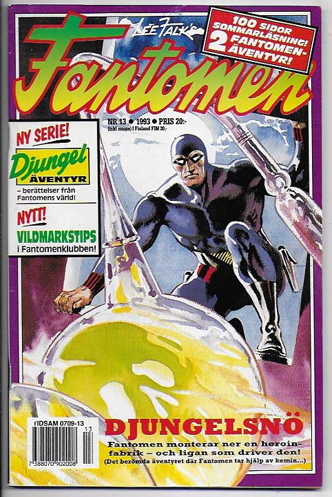 Fantomen 1993 Nr 13 VG+ Pren-ex