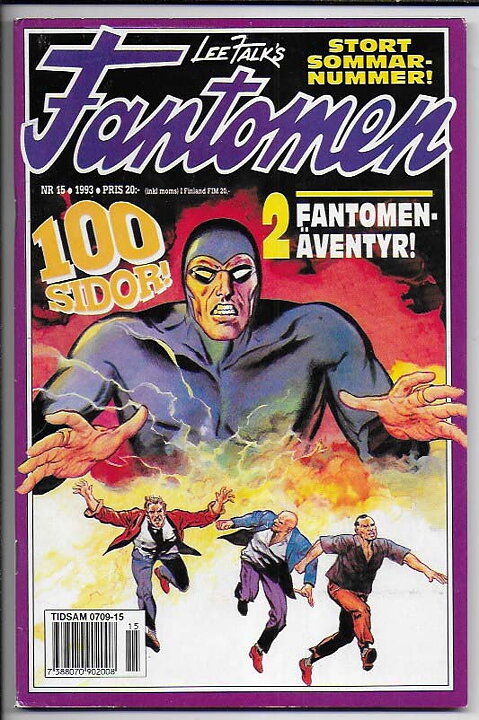 Fantomen 1993 Nr 15 FN/VF Pren-ex