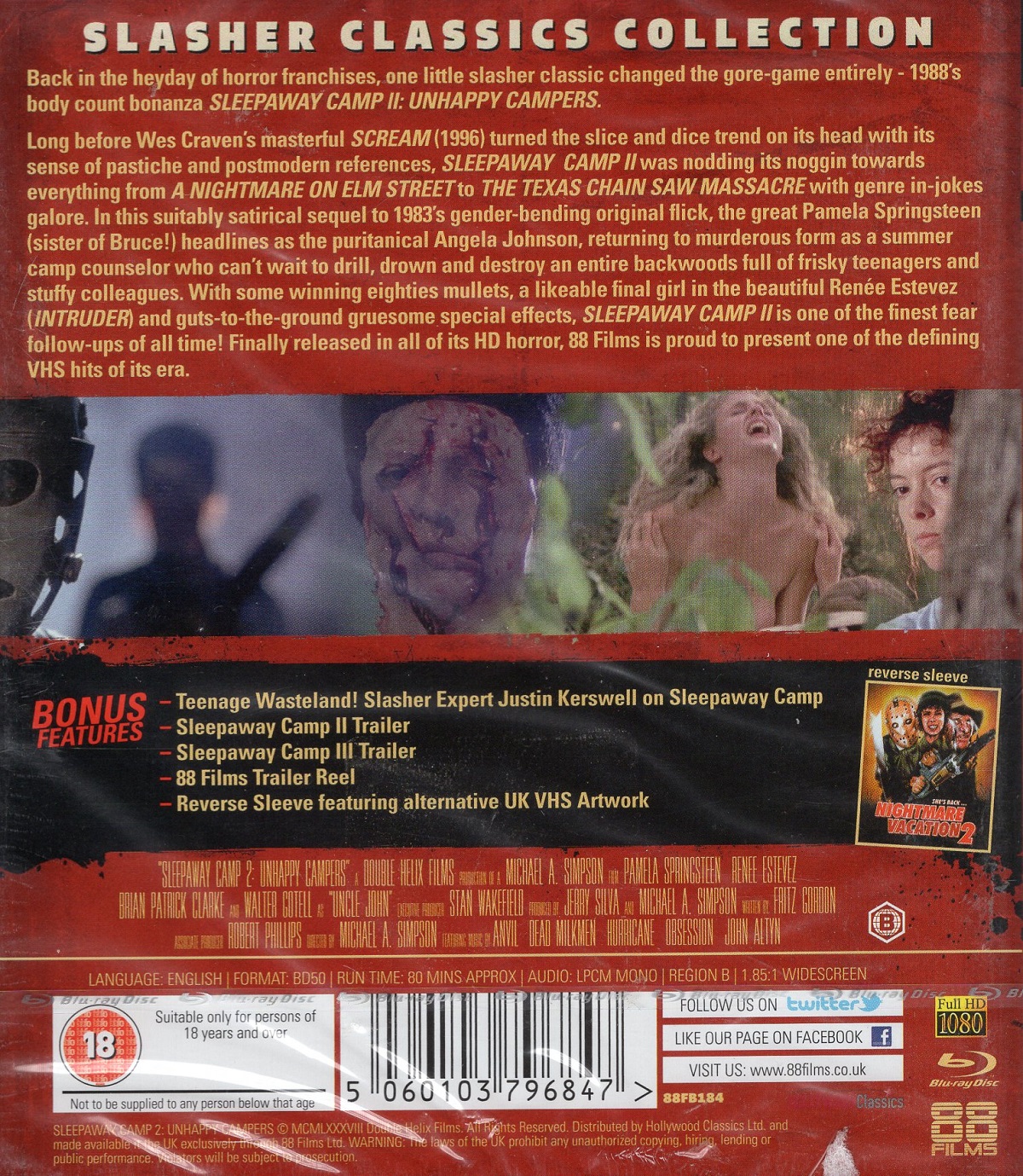 Sleepaway Camp II (ej svensk text) (Blu-ray) - 2