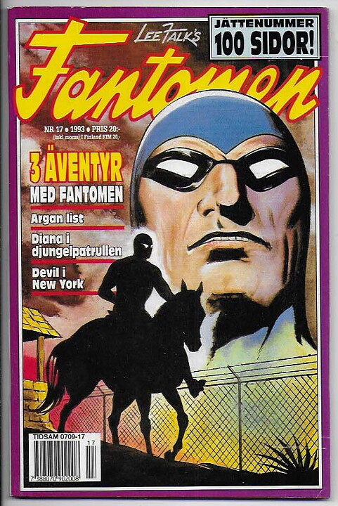 Fantomen 1993 Nr 17 VG/FN Pren-ex