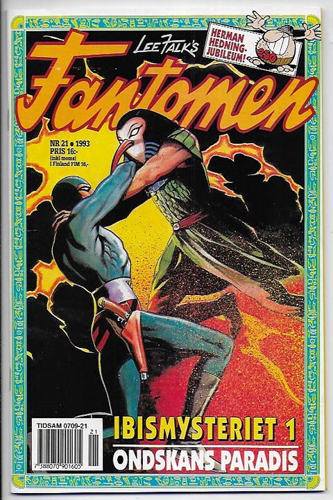 Fantomen 1993 Nr 21 VF/NM Pren-ex