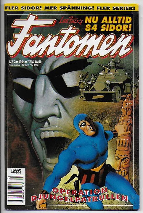 Fantomen 1994 Nr 2 FN Pren-ex