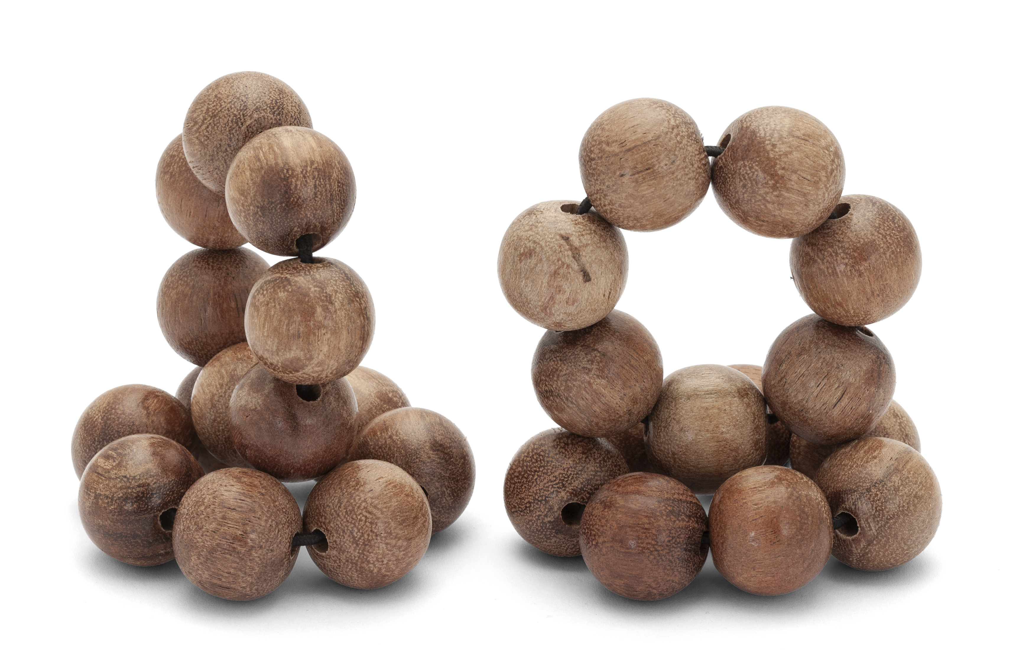 Servettring - WOODEN BEADS - Chamois 