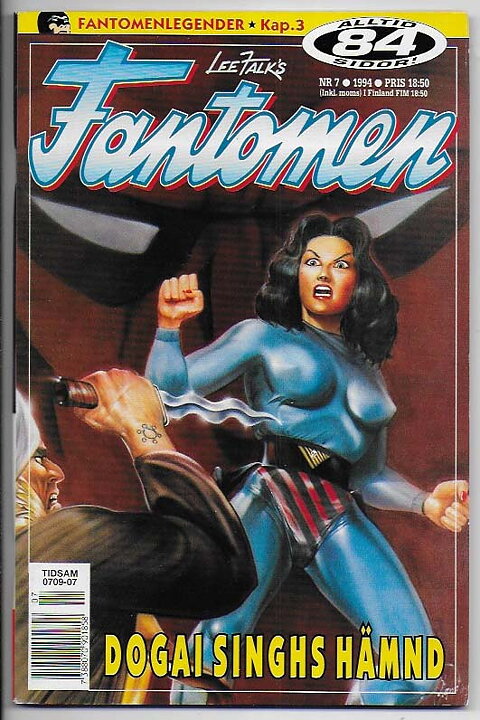 Fantomen 1994 Nr 7 VF Pren-ex