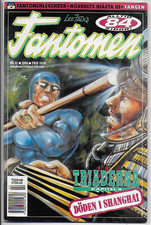 Fantomen 1994 Nr 22 VF Pren-ex