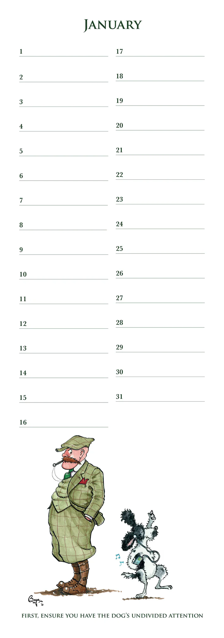 Dog Training Anniversary Calendar 2026 - 3