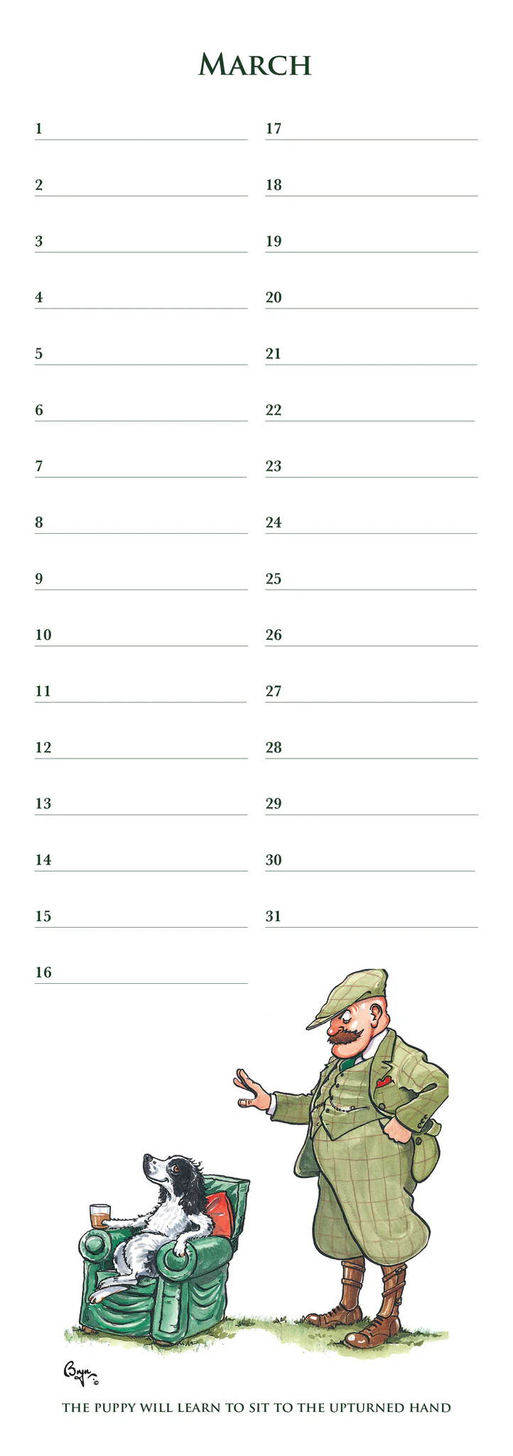 Dog Training Anniversary Calendar 2026 - 5