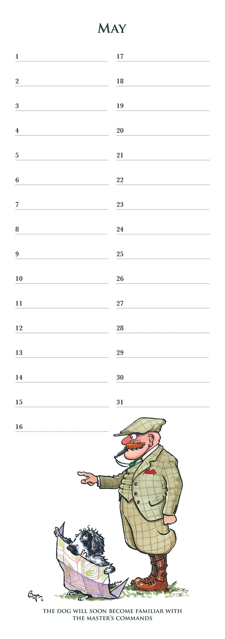Dog Training Anniversary Calendar 2026 - 6