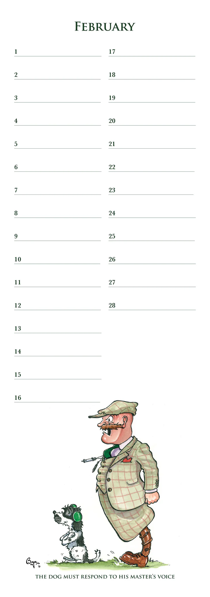 Dog Training Anniversary Calendar 2026 - 2