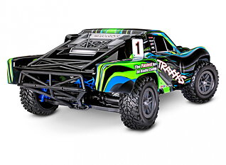 Traxxas Slash 4x4 1/10 RTR TQ BL-2s Green (without battery and charger)