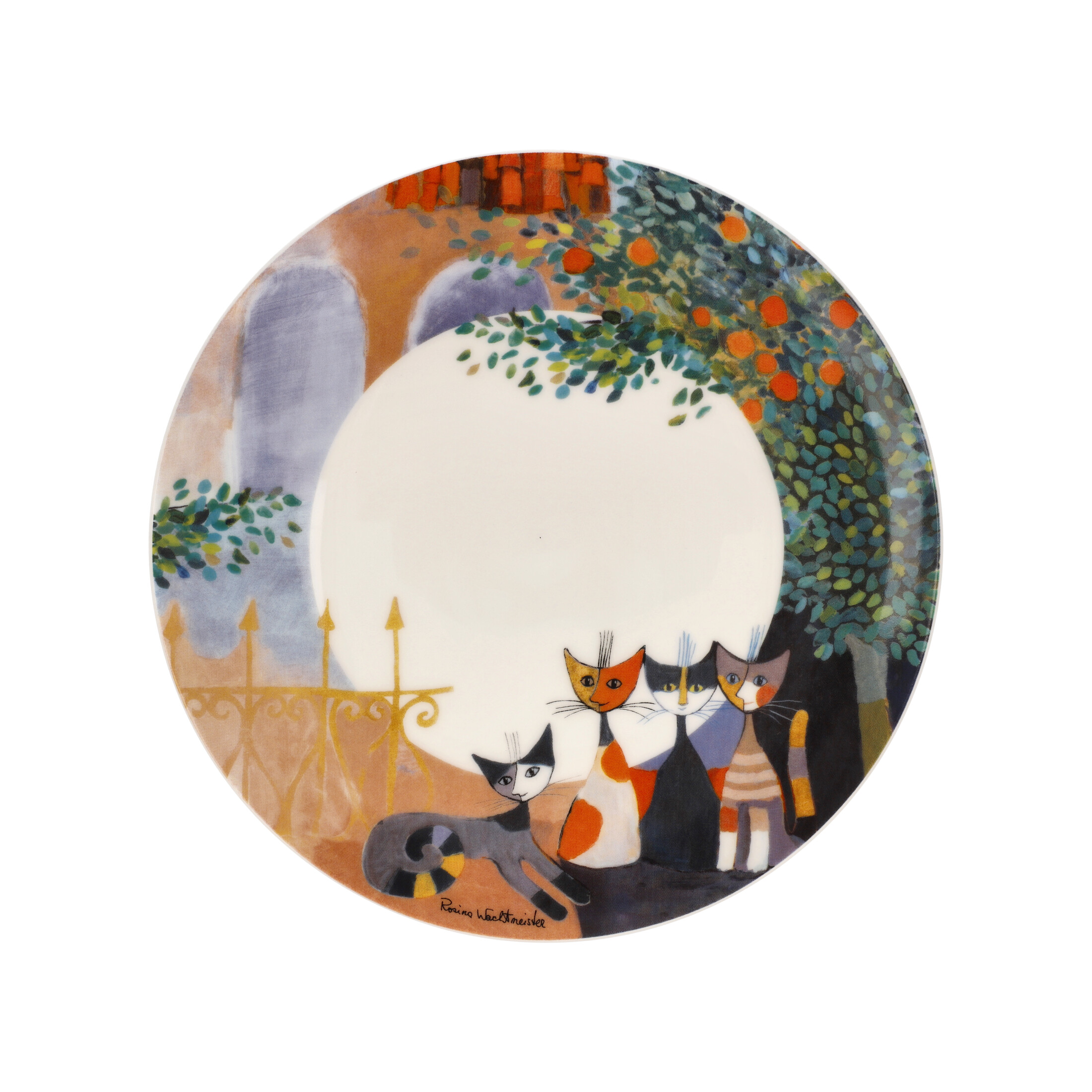 Goebel - Rosina Wachtmeister Katt Tallrik - Tempi felici 