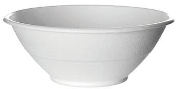 Round Bowl Noodle molded fibre white CPLA 40oz (1180 ml) 400 pcs/pack
