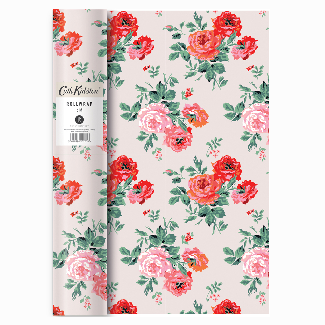Cath Kidston Archive Rose Roll Wrap