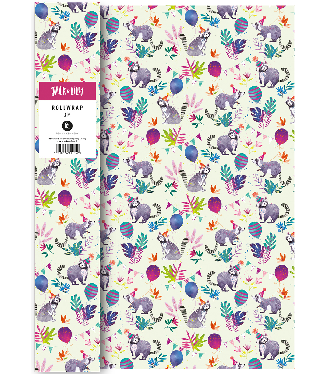 JAL RACOON Roll Wrap