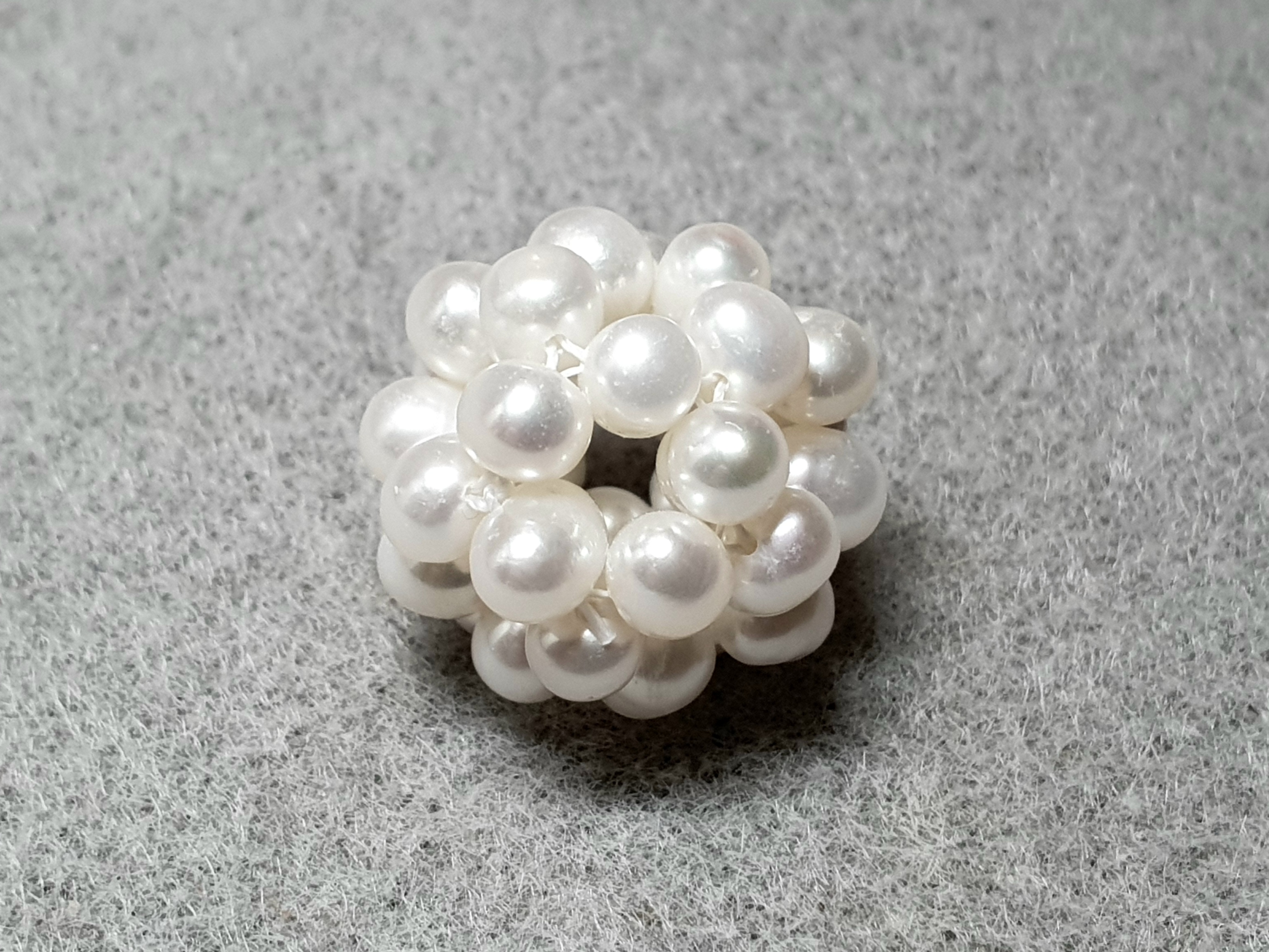 Pärlboll ca. 20mm, odlade sötvattenpärlor