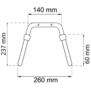 SLANGHÅLLARE 230MM 8515