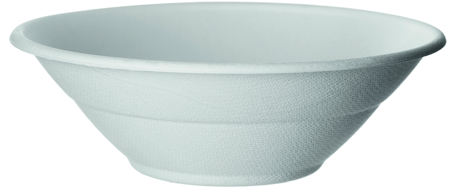 Round Bowl Noodle moulded fibre white 940 ml/32oz - 400 pcs