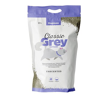 Dogman Kattsand Classic Grey Grå 15L