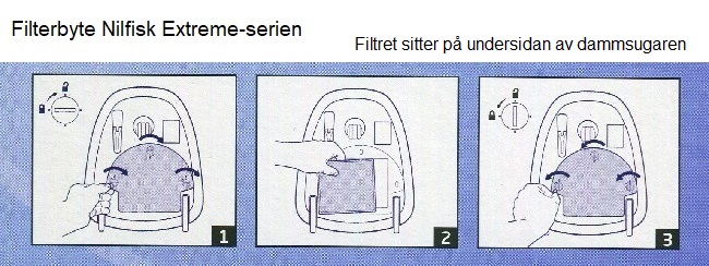 HEPA-filter Nilfisk Extreme X100, X110, X150, X200, X210, X300 m.fl. - 2
