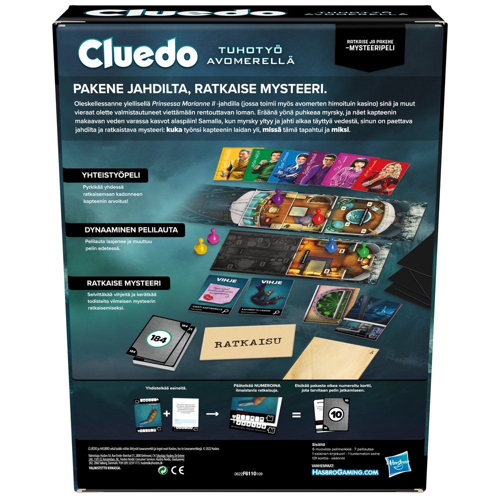 Hasbro Cluedo Sabotage till havs (FI) - 3