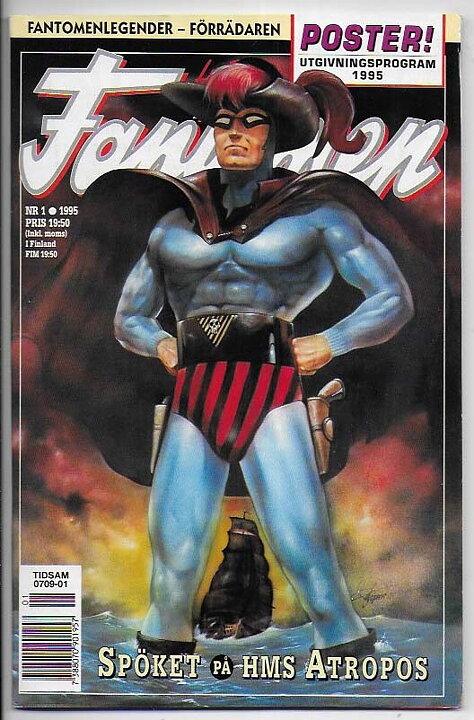 Fantomen 1995 Nr 1 FN Pren-ex/med Poster