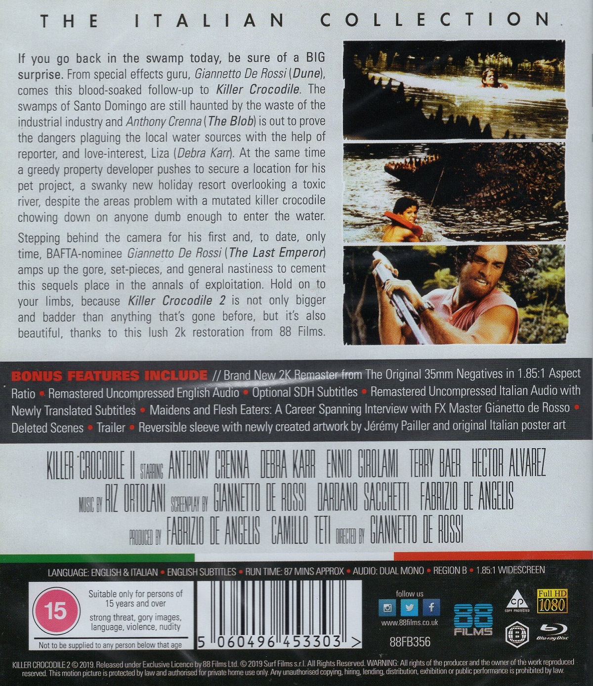 Killer Crocodile 2 (ej svensk text) (Blu-ray) - 2