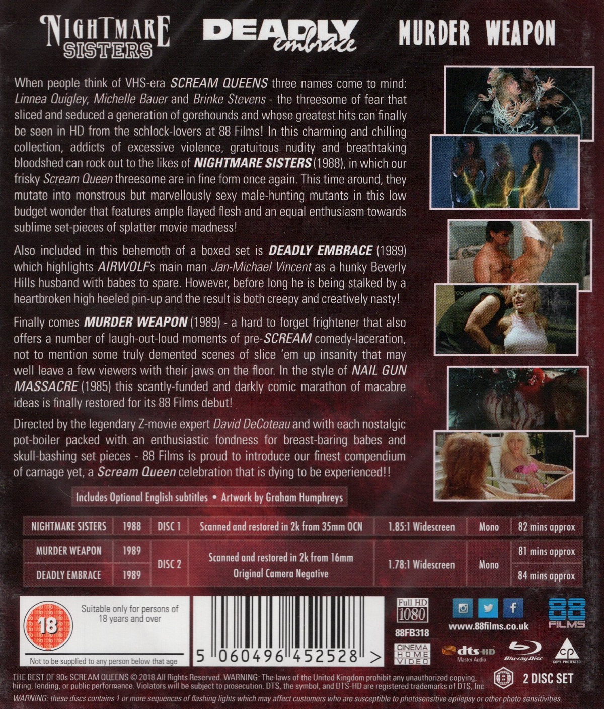 The Best of 80s Scream Queens (ej svensk text) (Blu-ray) - 2