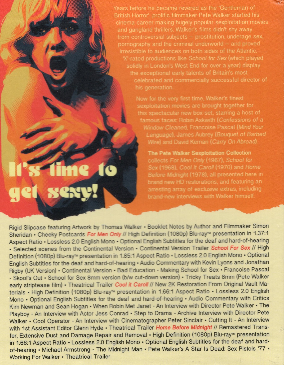 The Pete Walker Sexploitation Collection - Deluxe Collector's Edition (ej svensk text) (Blu-ray) - 2