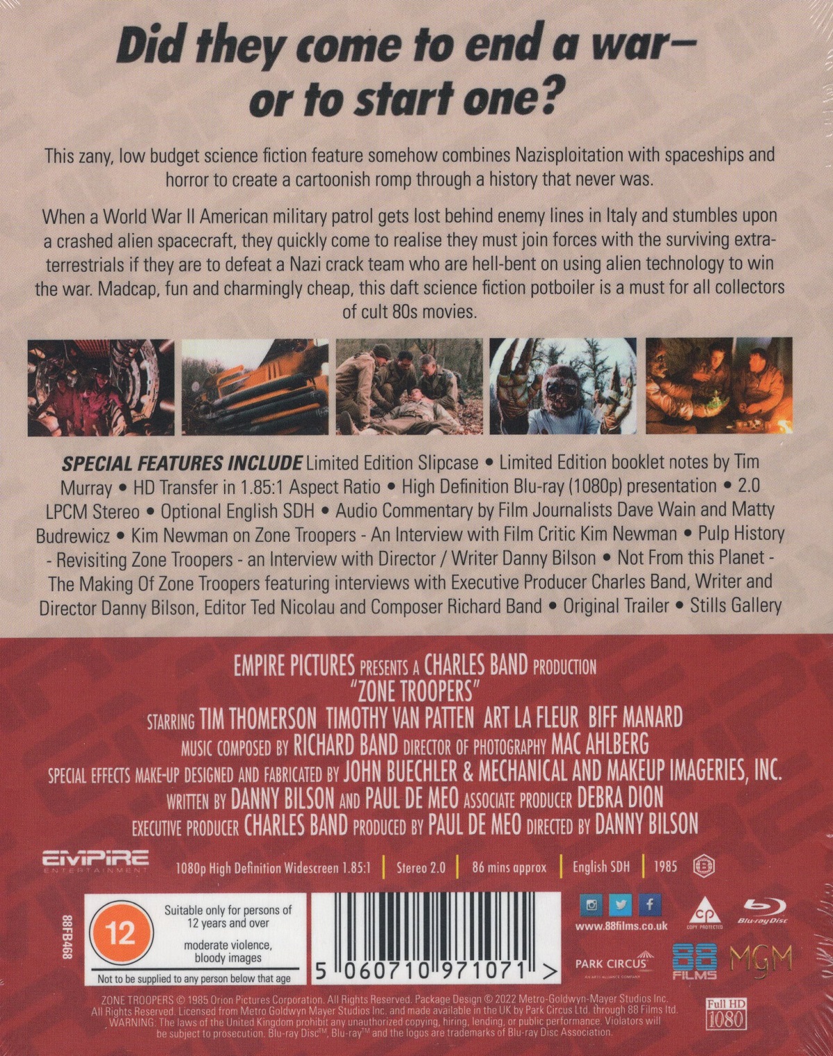 Zone Troopers (Limited Edition) (ej svensk text) (Blu-ray) - 2