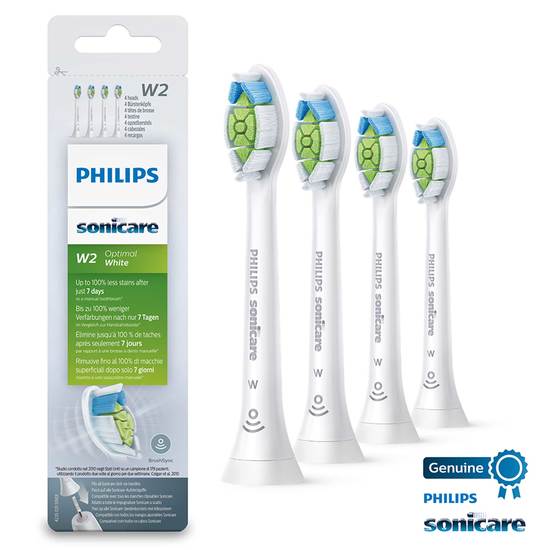 Philips Sonicare W2 Optimal White Soniska (Vita) tandborsthuvuden i standardutförande