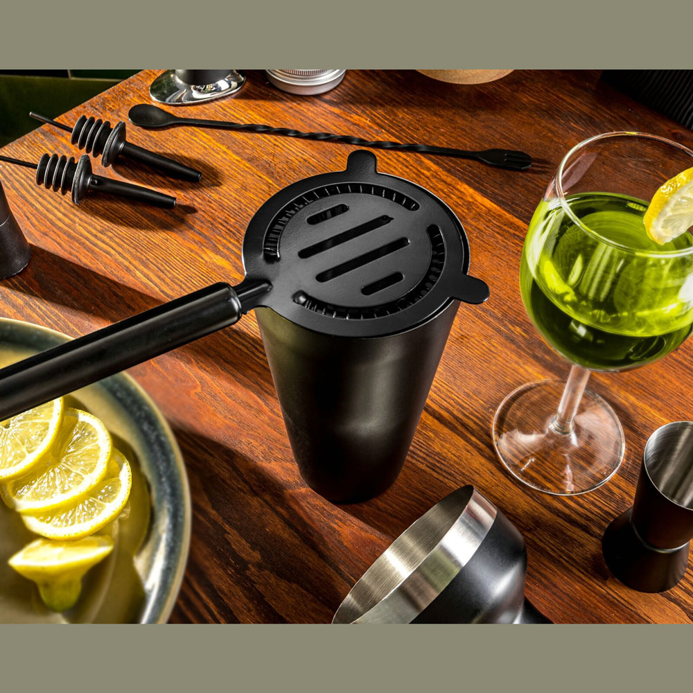 Hawthorne strainer på shaker