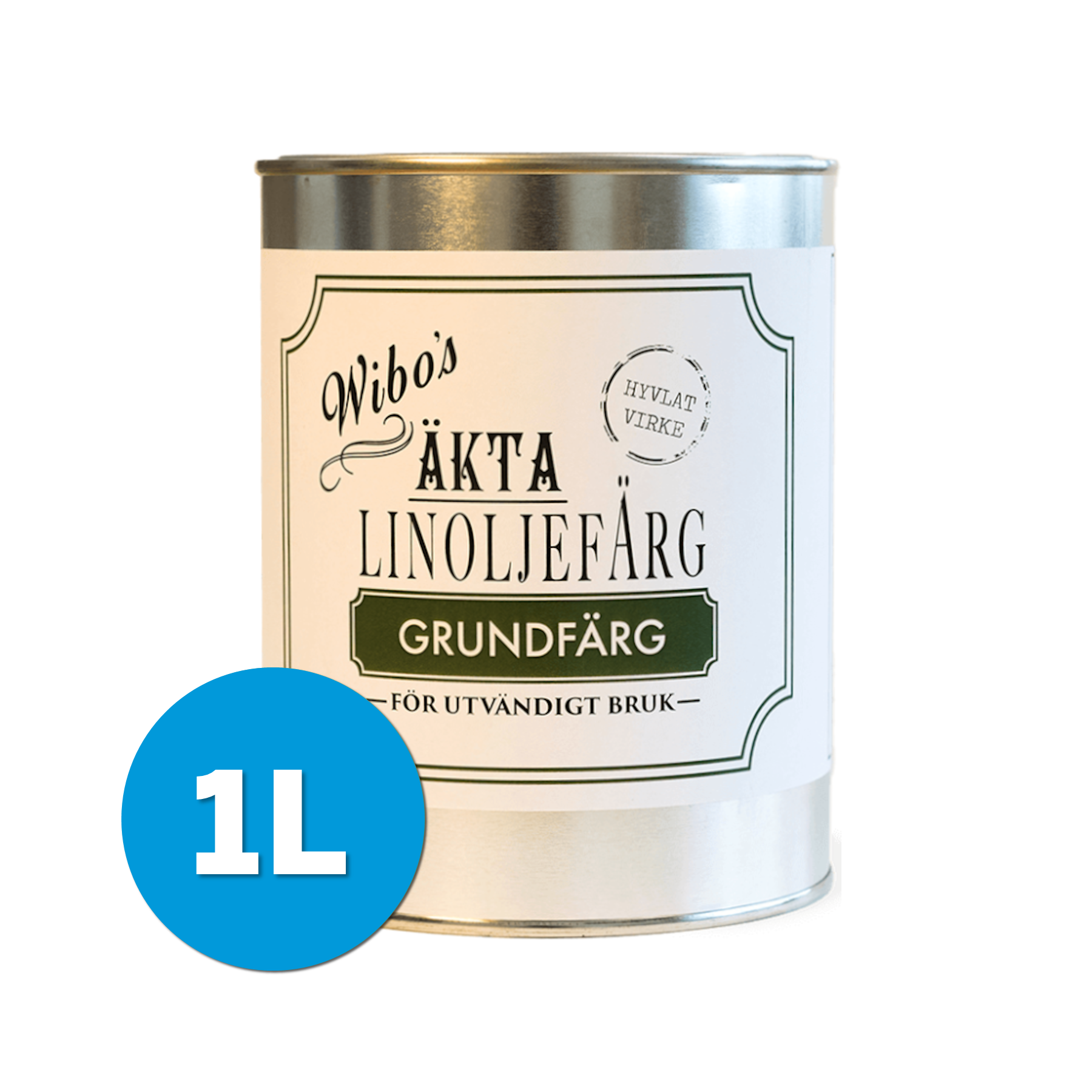 Wibo Linoljegrundfärg för Hyvlat Trä 1L
