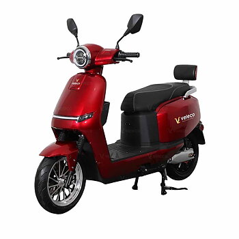 Röd_tvåsitsig_elmoped_med_sportig_design_-_Sparky_klass _1_ moped.