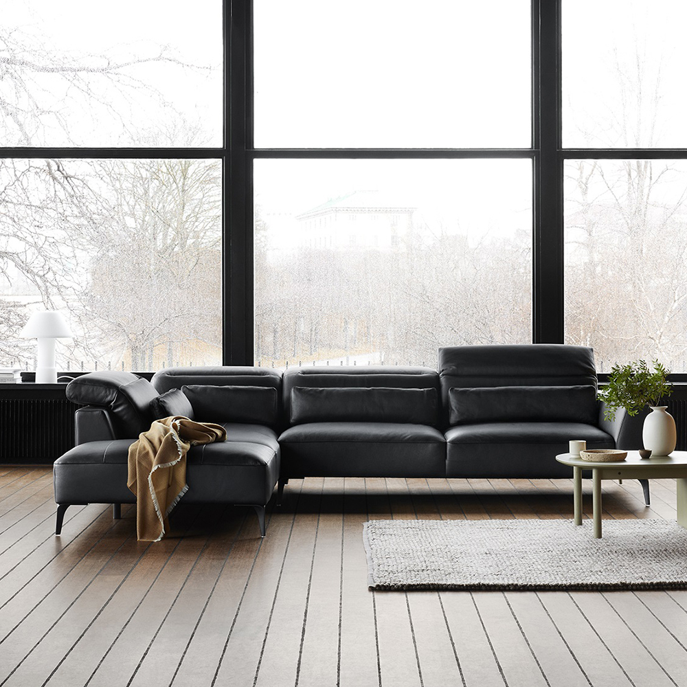 Voluzzi  sofa 2.5- seater + Open end 283 cm (several choices) - Flexlux  - 5