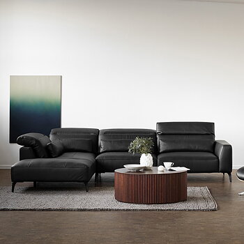 Voluzzi soffa 2.5-sits + Öppet slut 283 cm (flera val) - Flexlux