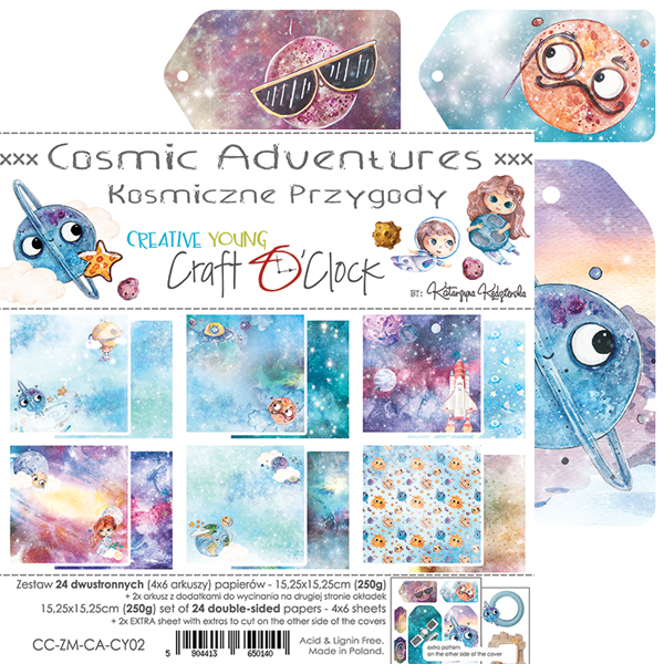 Craft o Clock  6x6  -Cosmic Adventures
