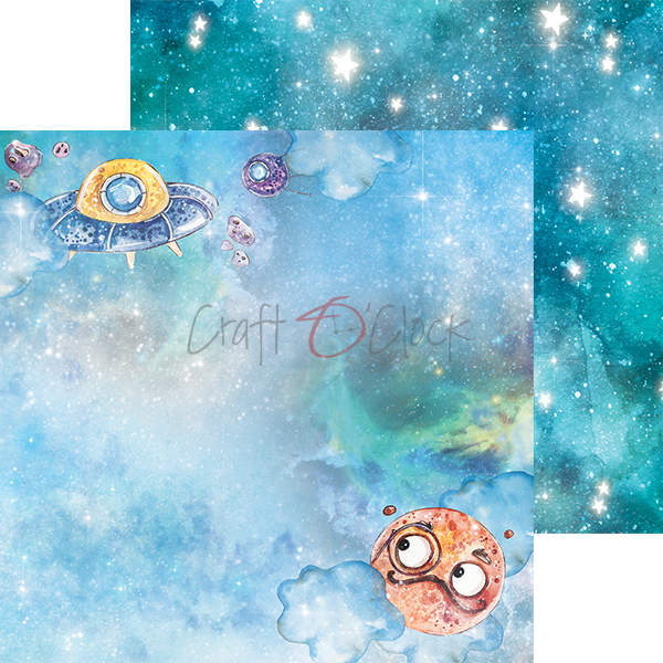 Craft o Clock  6x6  -Cosmic Adventures - 5